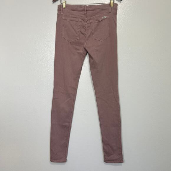 Joe’s Jeans Women’s 29 Mid Rise Skinny Mauve Pink Stretch Denim Pants Made USA - Picture 3 of 14